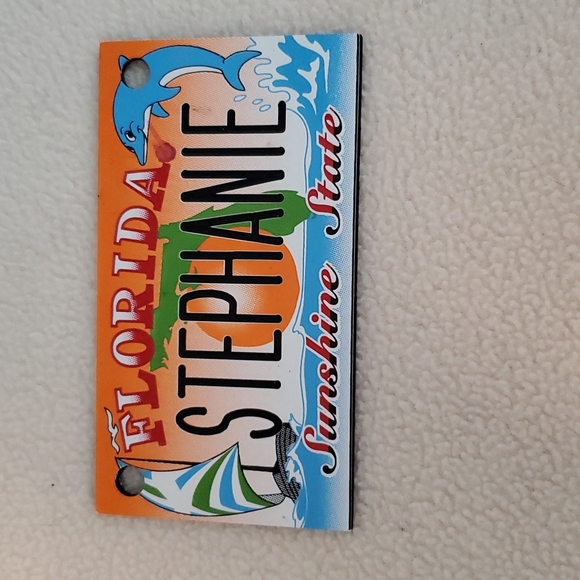 Stephanie Name Necklaces, Fridge Magnets & Boyd's Bear Pawprint Keychain - Picture 7 of 9